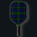 Black Watch Tartan Blue Green Plaid Pickleball Paddle<br><div class="desc">Black Watch Clan Tartan Blue Green Plaid</div>