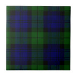 Black Watch Tartan Blue Green Plaid Tile<br><div class="desc">Black Watch Clan Tartan Blue Green Plaid</div>