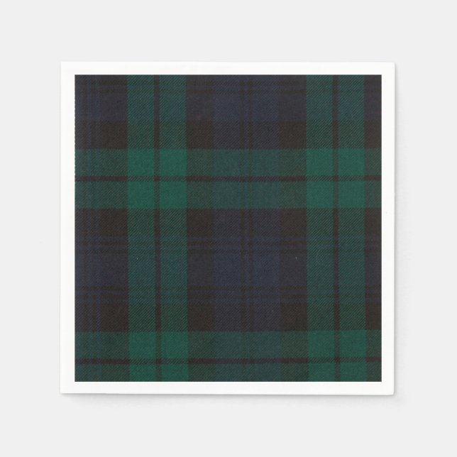 Black Watch Tartan Napkin (Front)