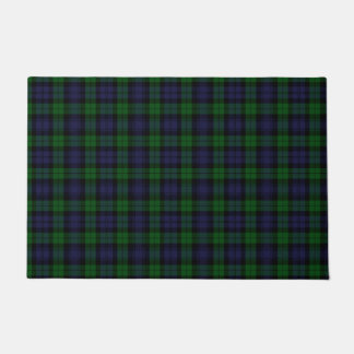 Black Watch Tartan Plaid Doormat