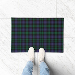 Black Watch Tartan, Plaid Doormat