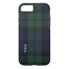 Black Watch Tartan Plaid iPhone 7 Case