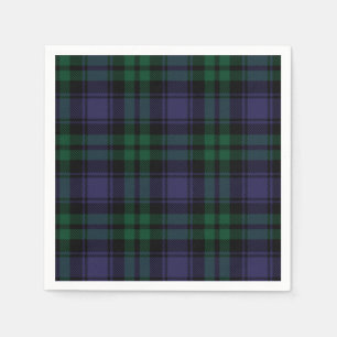 Black Watch Tartan, Plaid Napkin