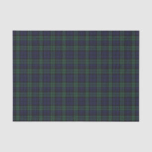 Black Watch Tartan Plaid Tissue Paper
