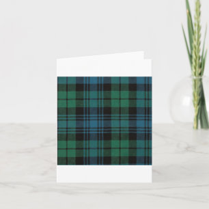 Black Watch Tartan Restored Card