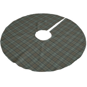Black Watch Weathered Scottish Tartan Brushed Polyester Tree Skirt