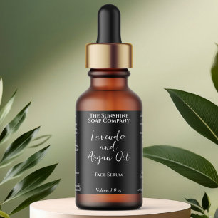 Black Waterproof Cosmetics Dropper Bottle