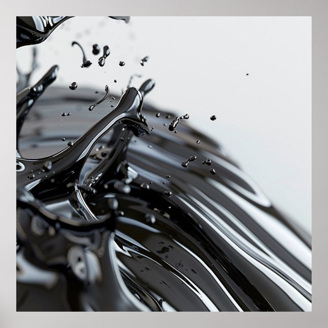 Black Wave Fluidity Poster (Front)