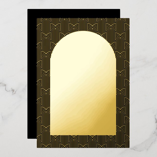 Black Wedding Geometric (Front/Back)