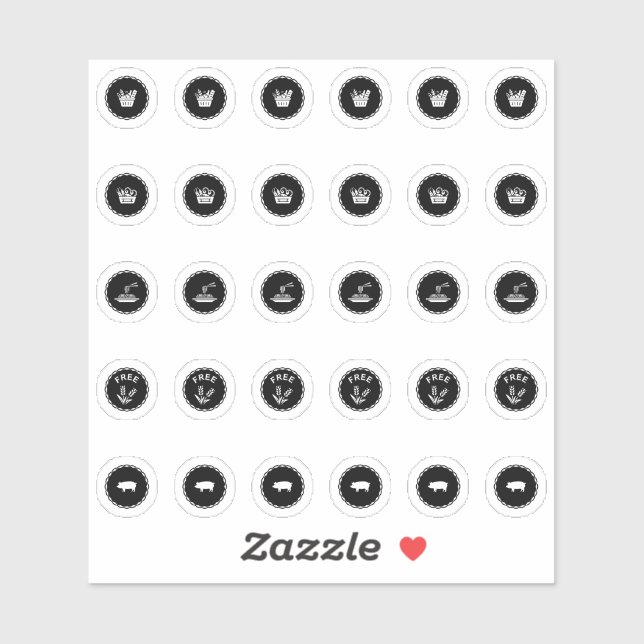 Black Wedding Guests Meal Choice TM26 (Sheet)