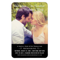 Black Wedding Movie Poster Photo Save the Date