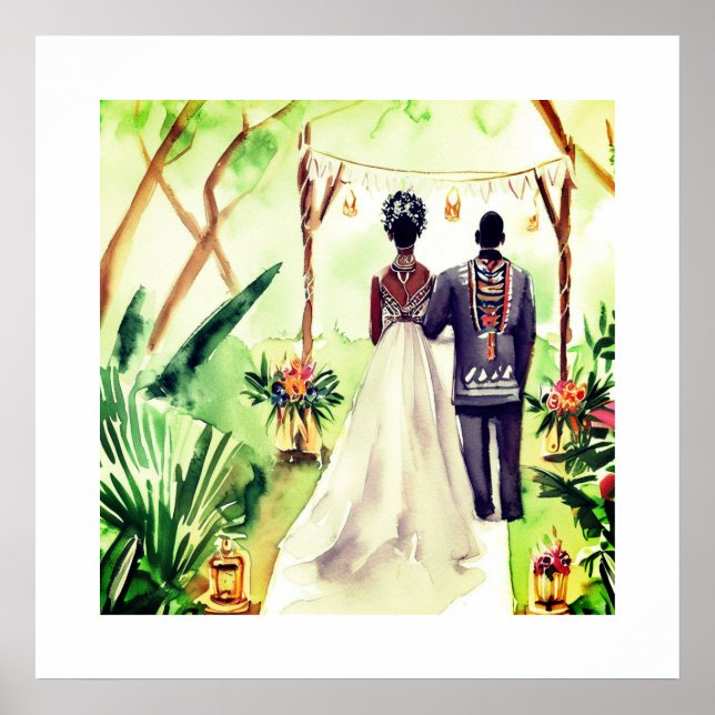 Black Wedding Poster (Front)