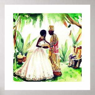 Black Wedding Poster