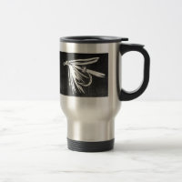"Black Wet Fly - Cruel Trout" Fly Fishing Mug
