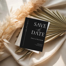 Black Where Forever Begins Save The Date