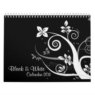 Black & White 2010 Calendar