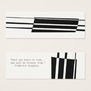 Black & White Abstract Expressionism Quotation