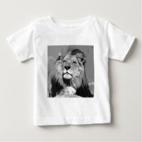 Black & White African Lion