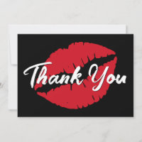 Black White and Red Lips