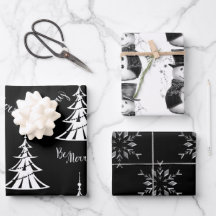 Black, White and Silver Christmas