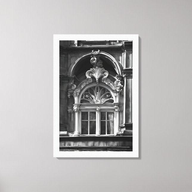 Black&White Art  Canvas Print (Front)