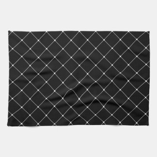 Black & White Art Pattern Tea Towel