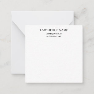 Black White Attorney at Law Business Profile Card