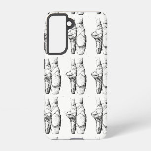 Black & White Ballet Shoes Samsung Galaxy Case