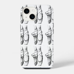Black & White Ballet Slipper iPhone 14 Case