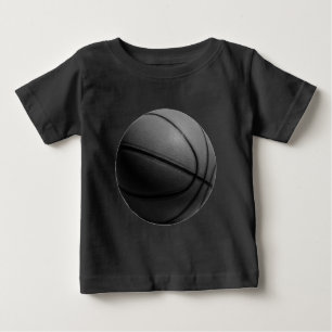 Black & White Basketball Baby T-Shirt