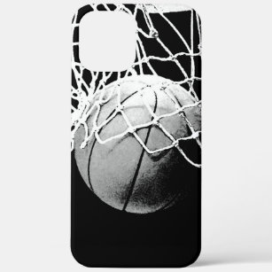 Black & White Basketball iPhone 12 Pro Max Case