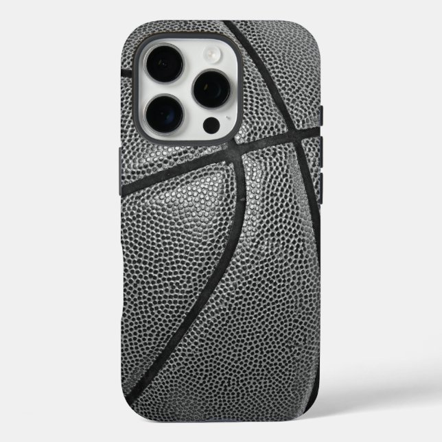 Black & White Basketball Case-Mate iPhone Case (Back)