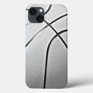 Black & White Basketball iPhone 13 Case