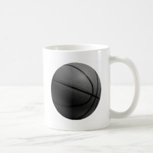 Black & White Basketball Coffee Mug