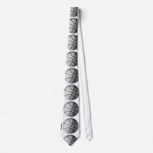 Black & White Basketball Neckwear