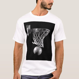 Black & White Basketball T-Shirt