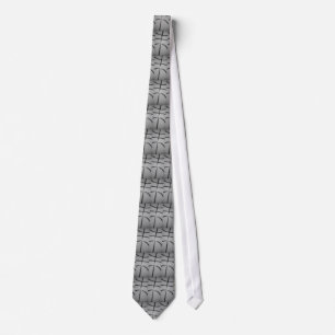 Black & White Basketball Tie