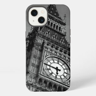 Black & White Big Ben Clock Tower iPhone 13 Case