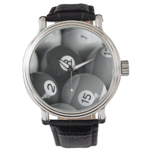 Black & White Billiards Watch