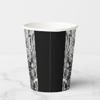 Black & White Birthday Paper cup