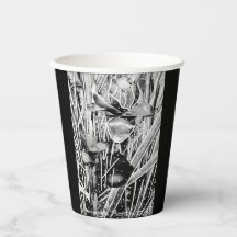 Black & White Birthday Paper cup