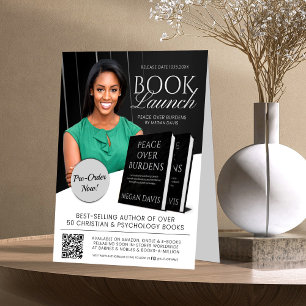 Black & White Book Launch Release Promotional