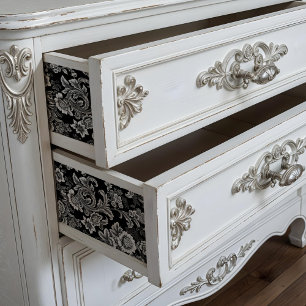 Black White Botanical Poster Or Decoupage Paper