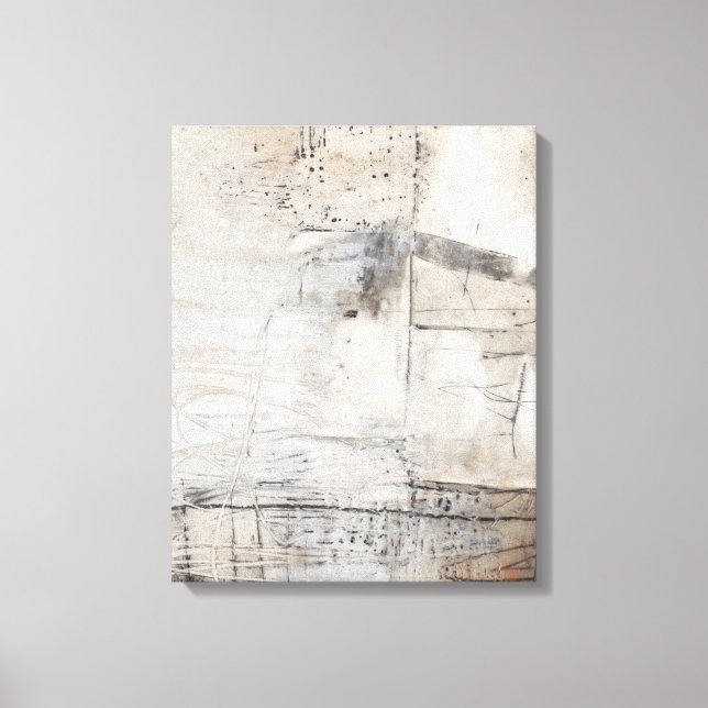 Black White & Bronze Canvas Print (Front)