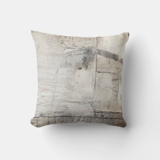 Black White & Bronze Cushion (Front)