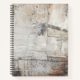 Black White & Bronze Notebook