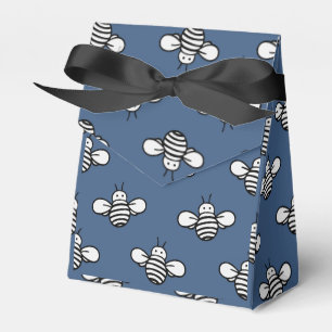 Black & White Bumble Bee Favour Box