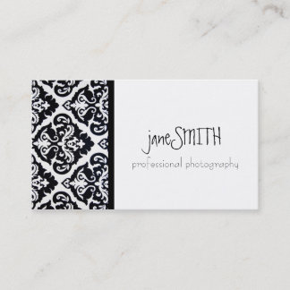 Black & White Business Card