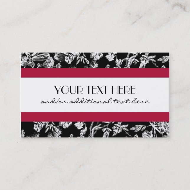 Black & White Business Card (Front)