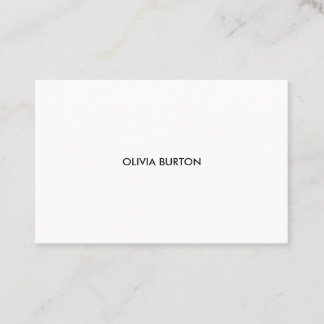 Black & white business card. Simple business card. Business Card